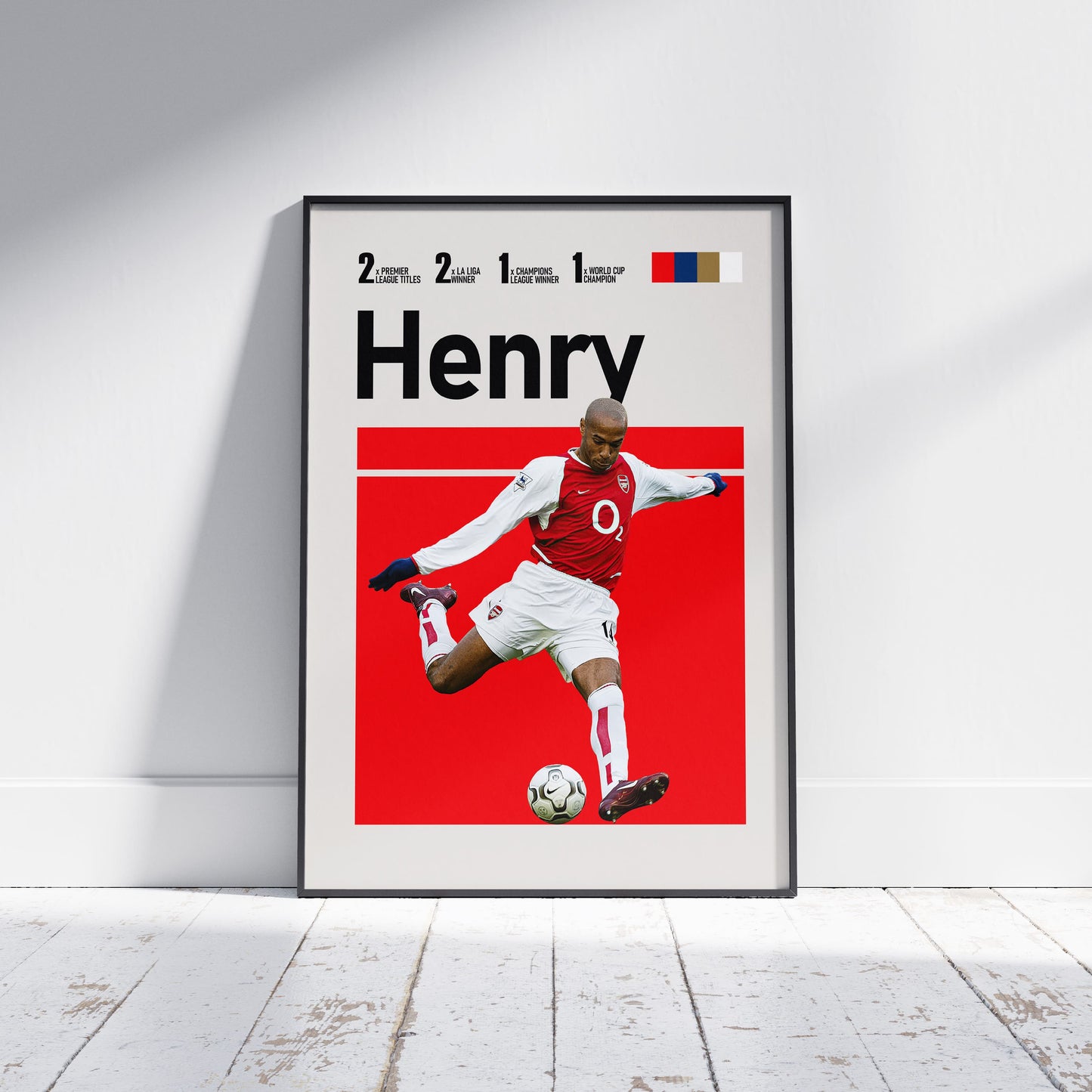 Thierry Henry Arsenal FC Football Poster - FootballCorner