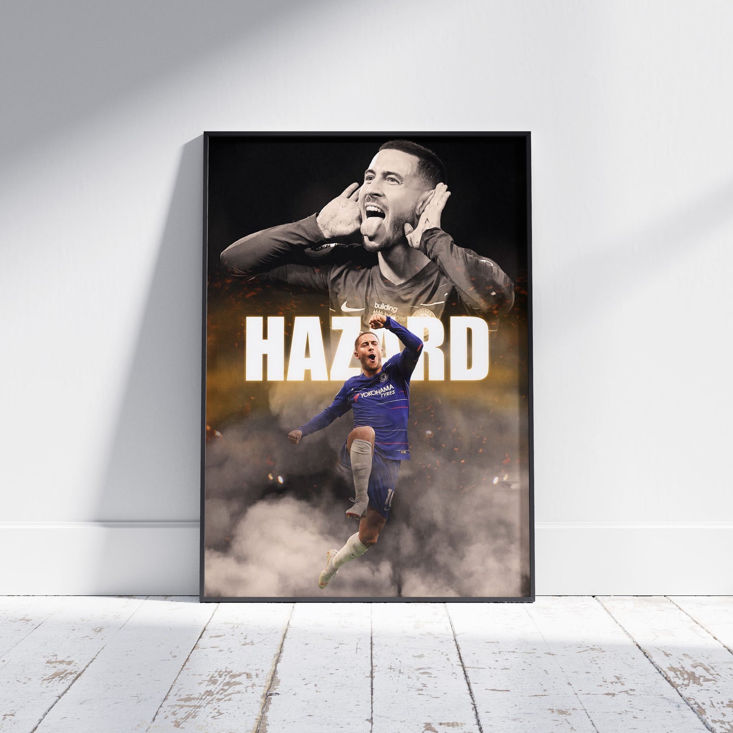 Eden Hazard Chelsea Football Poster - FootballCorner