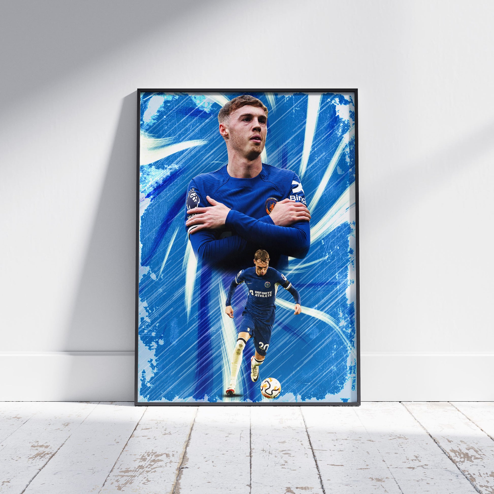 Cole Palmer Chelsea Football Poster - FootballCorner
