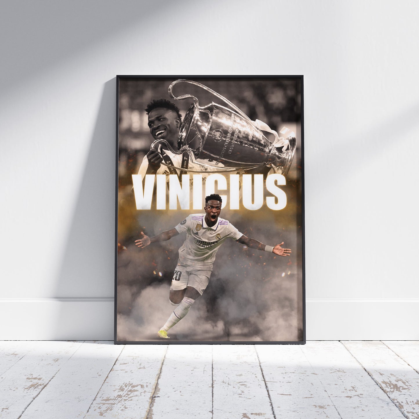 Vinicius Junior Real Madrid Football Poster - FootballCorner