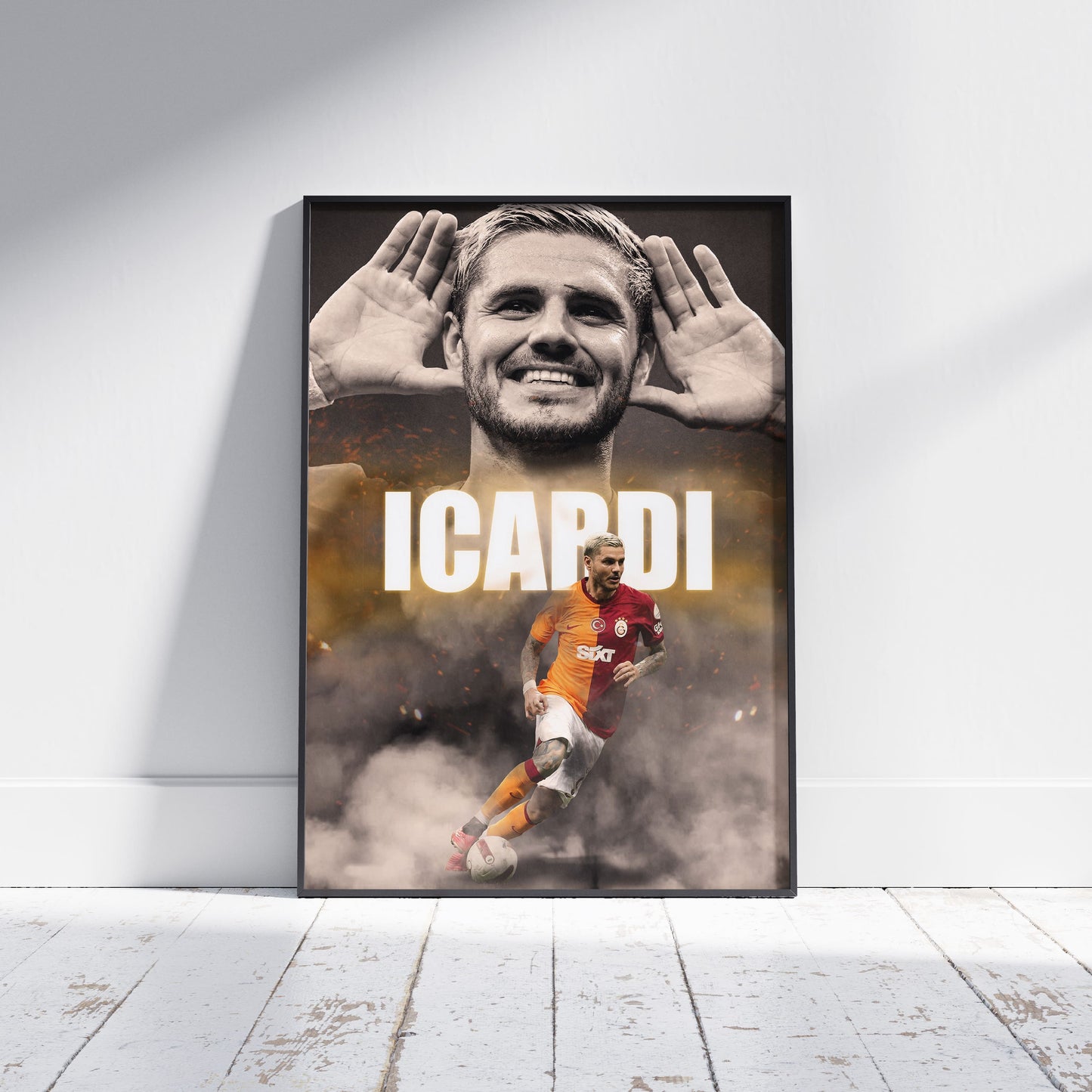 Mauro Icardi Galatasaray S.K. Football Poster - FootballCorner