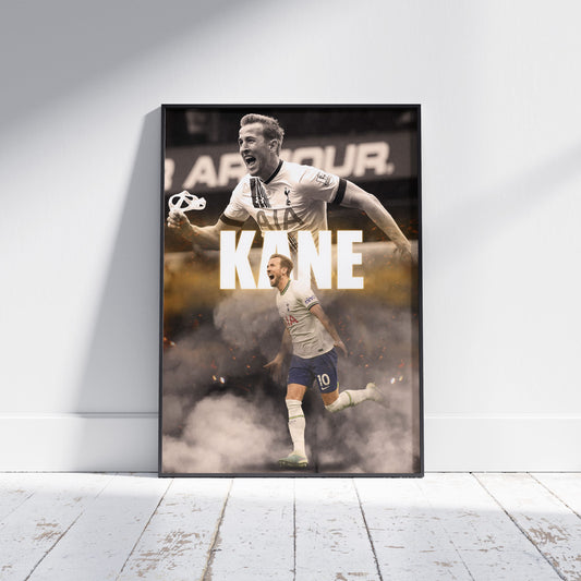 Harry Kane Tottenham Hotspur Football Poster - FootballCorner