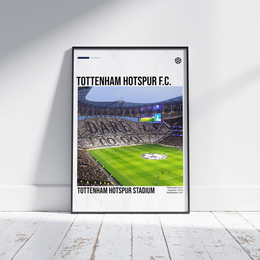 Tottenham Hotspur Stadium Football Poster - FootballCorner