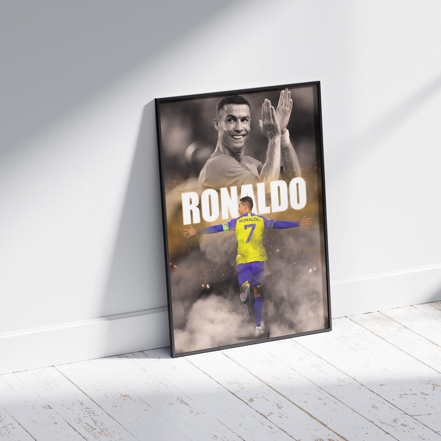 Cristiano Ronaldo Al-Nassr FC Football Poster - FootballCorner
