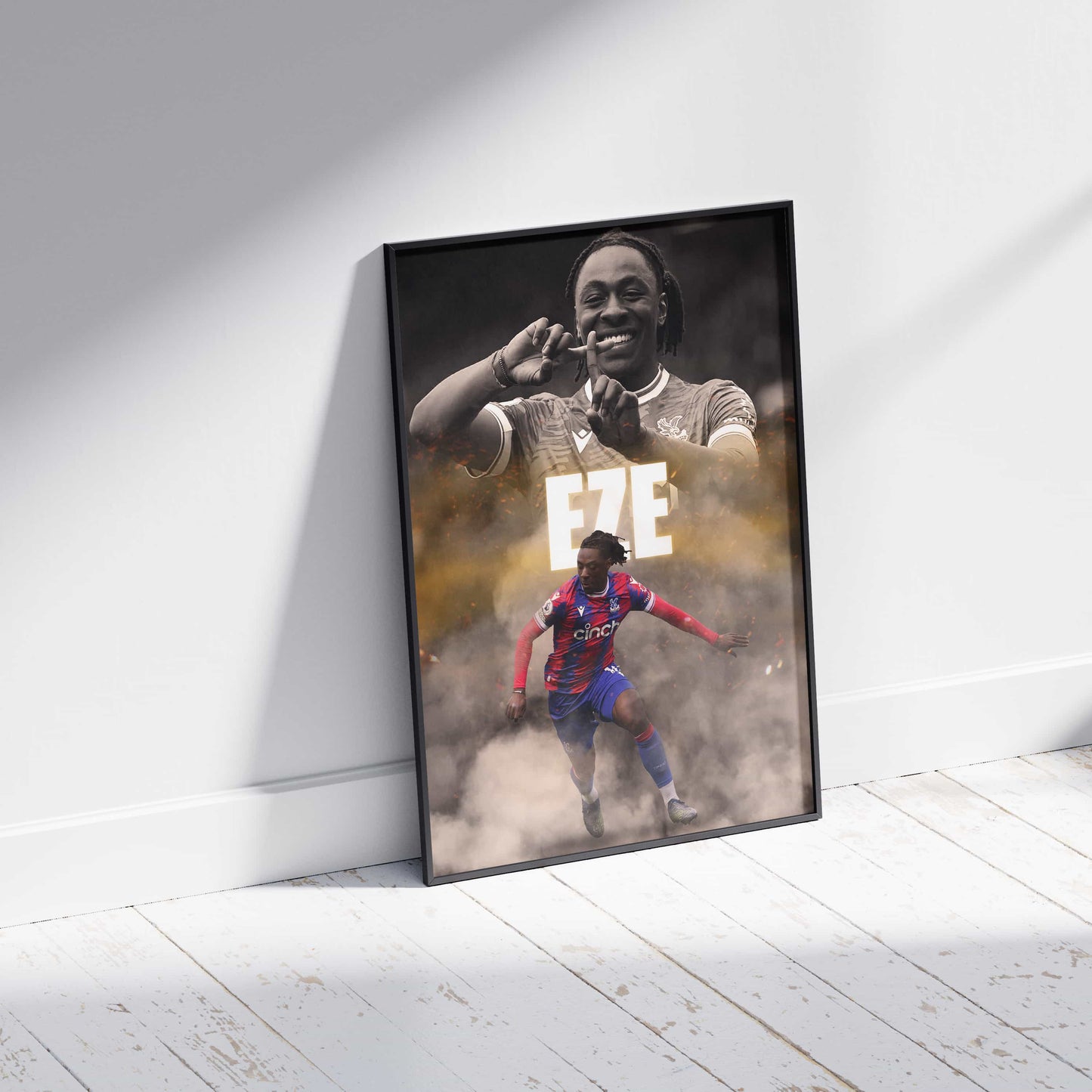 Eberechi Eze Crystal Palace Football Poster - FootballCorner