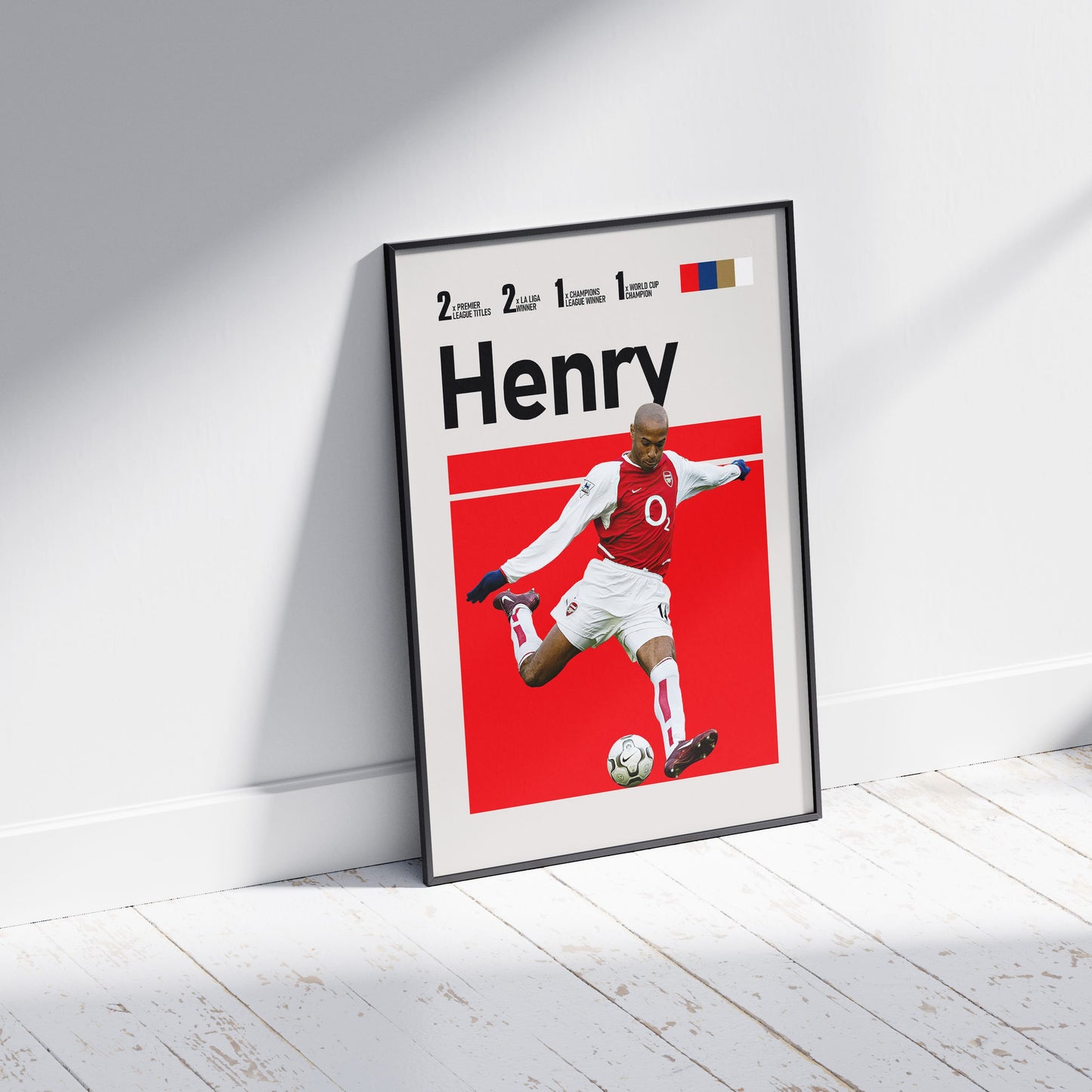 Thierry Henry Arsenal FC Football Poster - FootballCorner