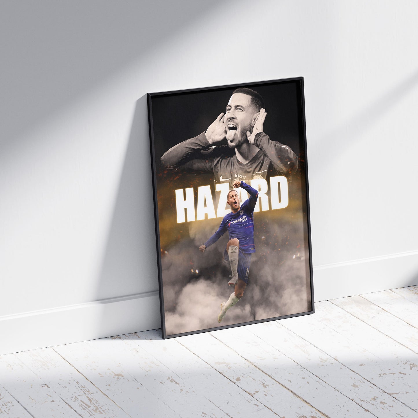 Eden Hazard Chelsea Football Poster - FootballCorner