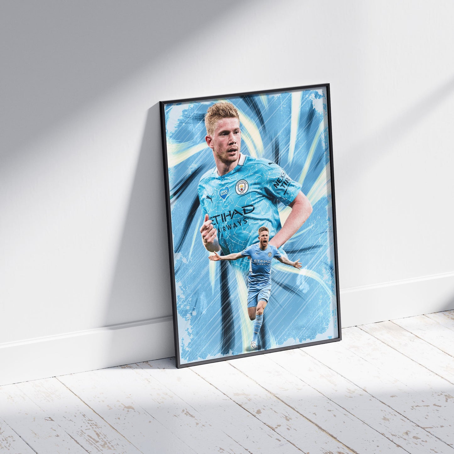 Kevin De Bruyne Football Poster - FootballCorner