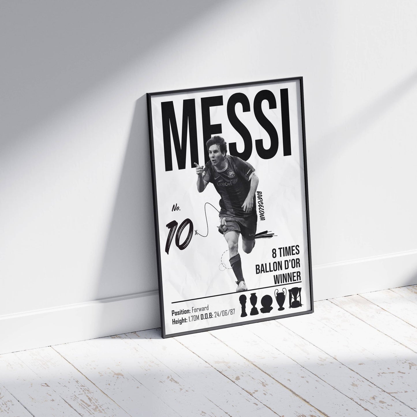 Lionel Messi Barcelona Legend Football Poster - FootballCorner