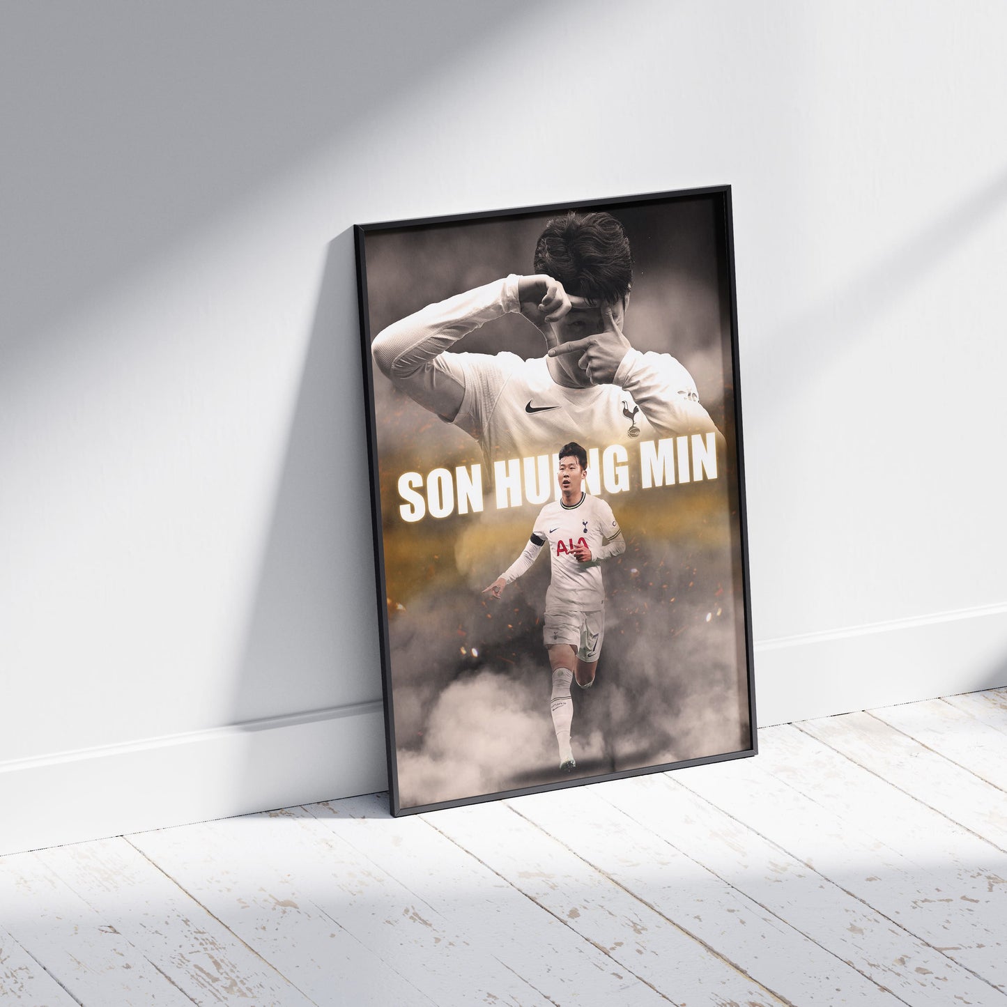 Son Heung-min Spurs Football Poster - FootballCorner