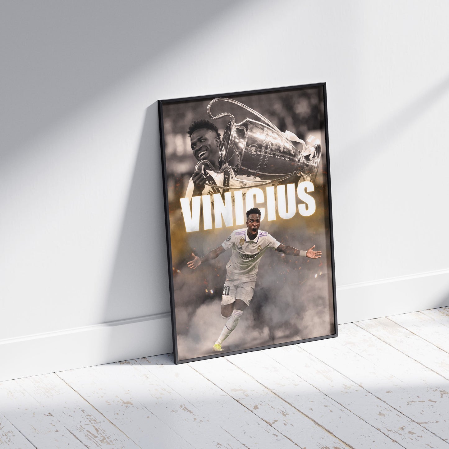 Vinicius Junior Real Madrid Football Poster - FootballCorner