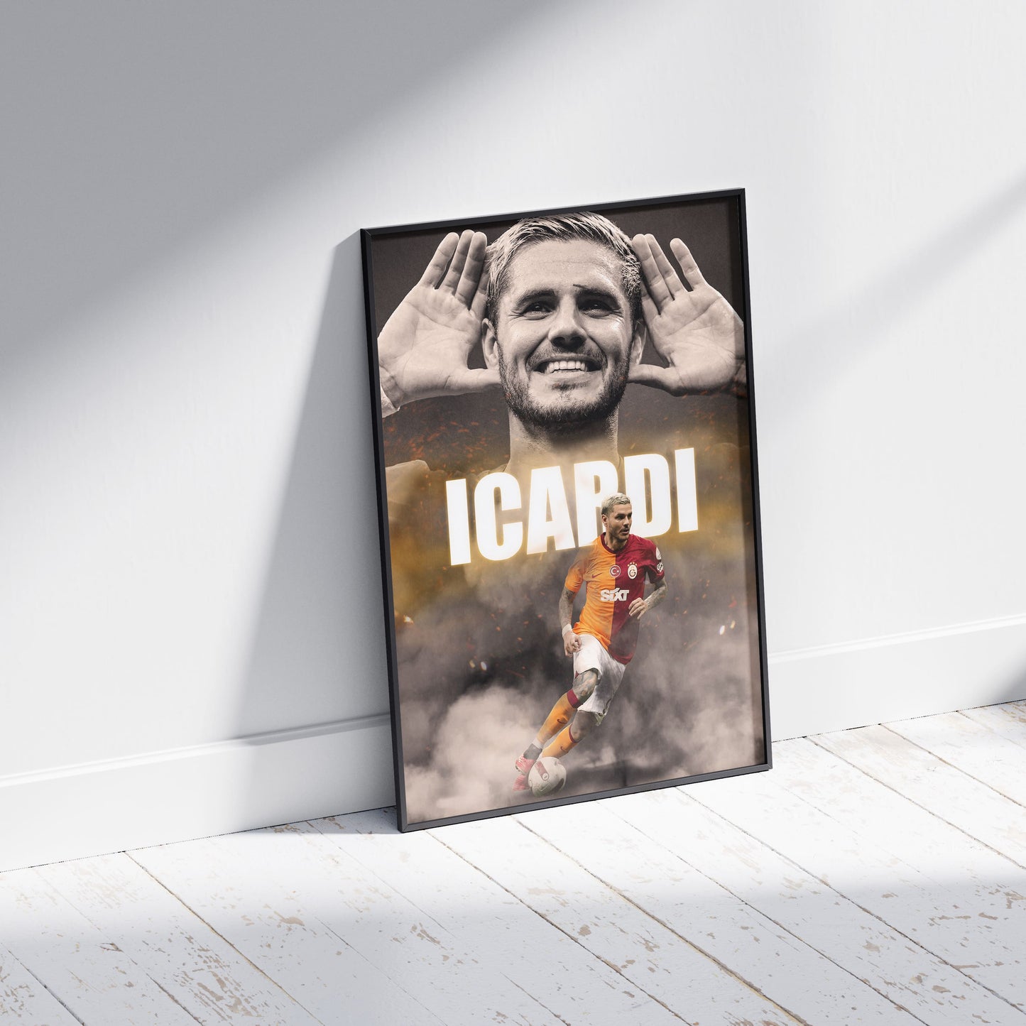 Mauro Icardi Galatasaray S.K. Football Poster - FootballCorner