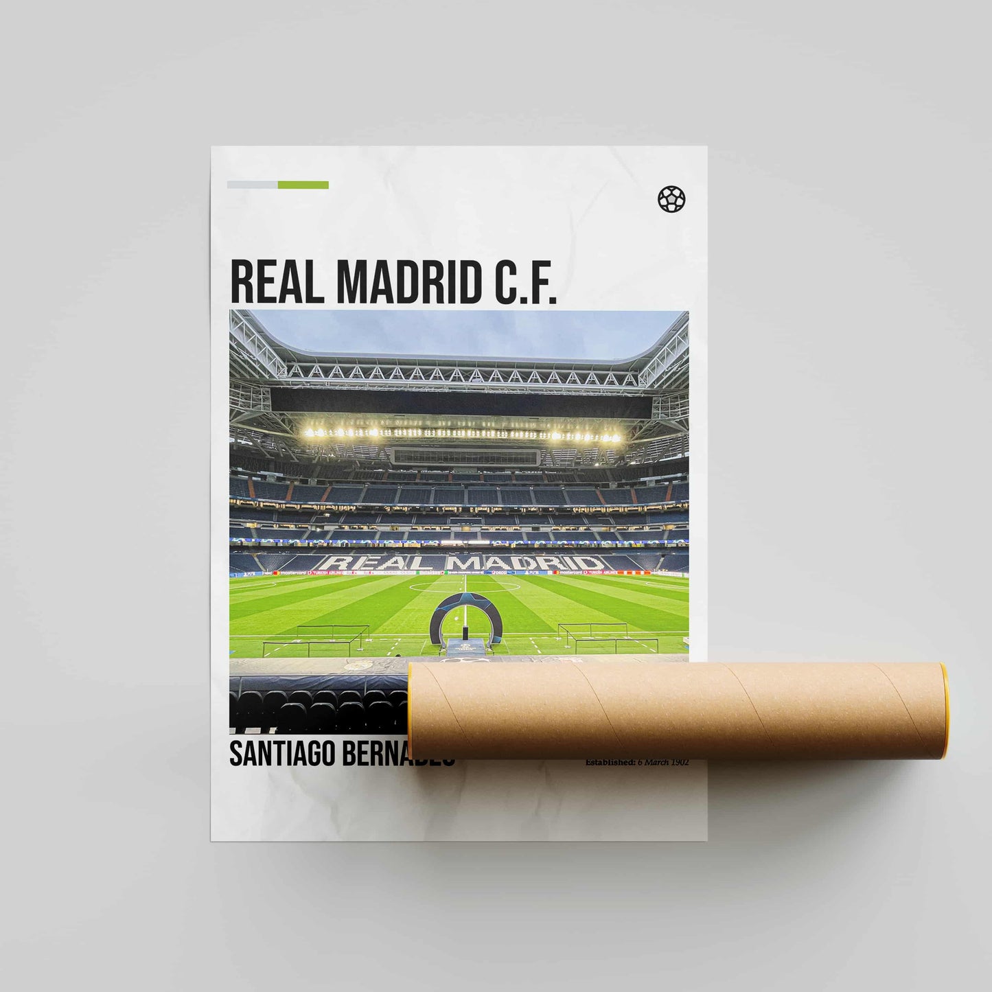 Real Madrid Santiago Bernabeu Stadium Football Poster - FootballCorner