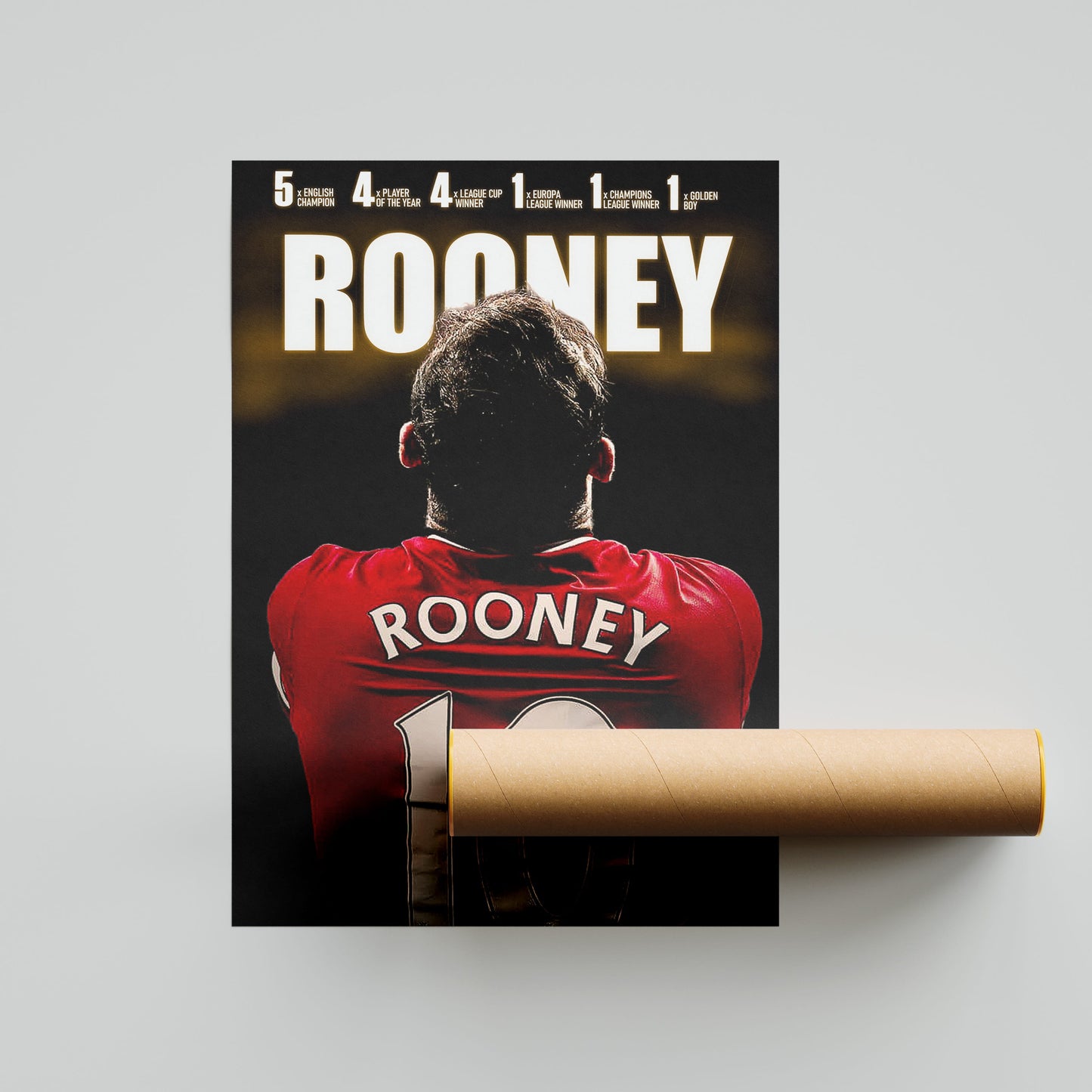 Wayne Rooney Football Poster
