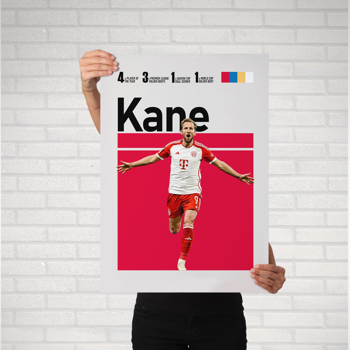 Harry Kane Bayern Munich FC Poster - FootballCorner