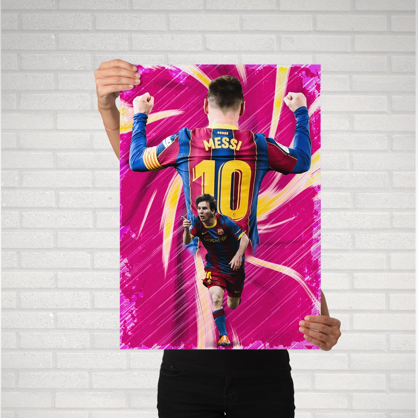 Lionel Messi FC Barcelona Legend Football Poster - FootballCorner