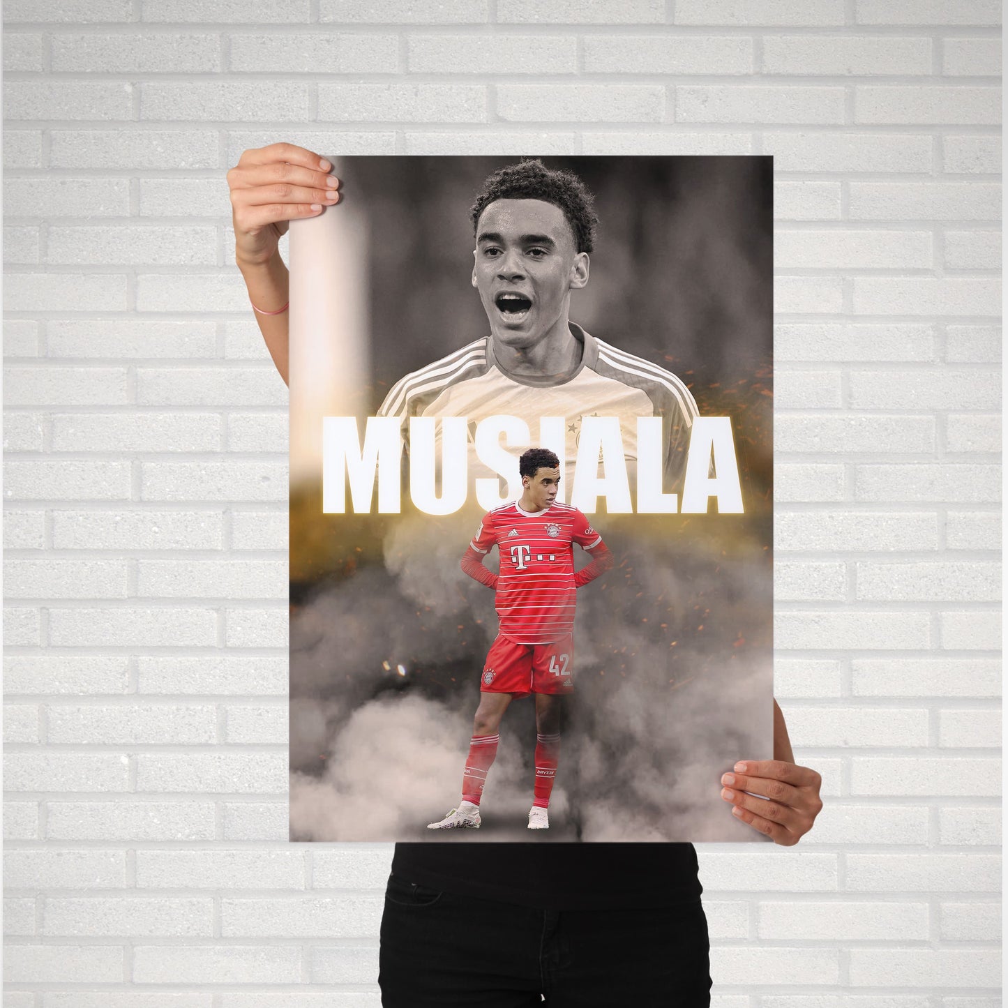 Jamal Musiala Bayern Munich Poster - FootballCorner