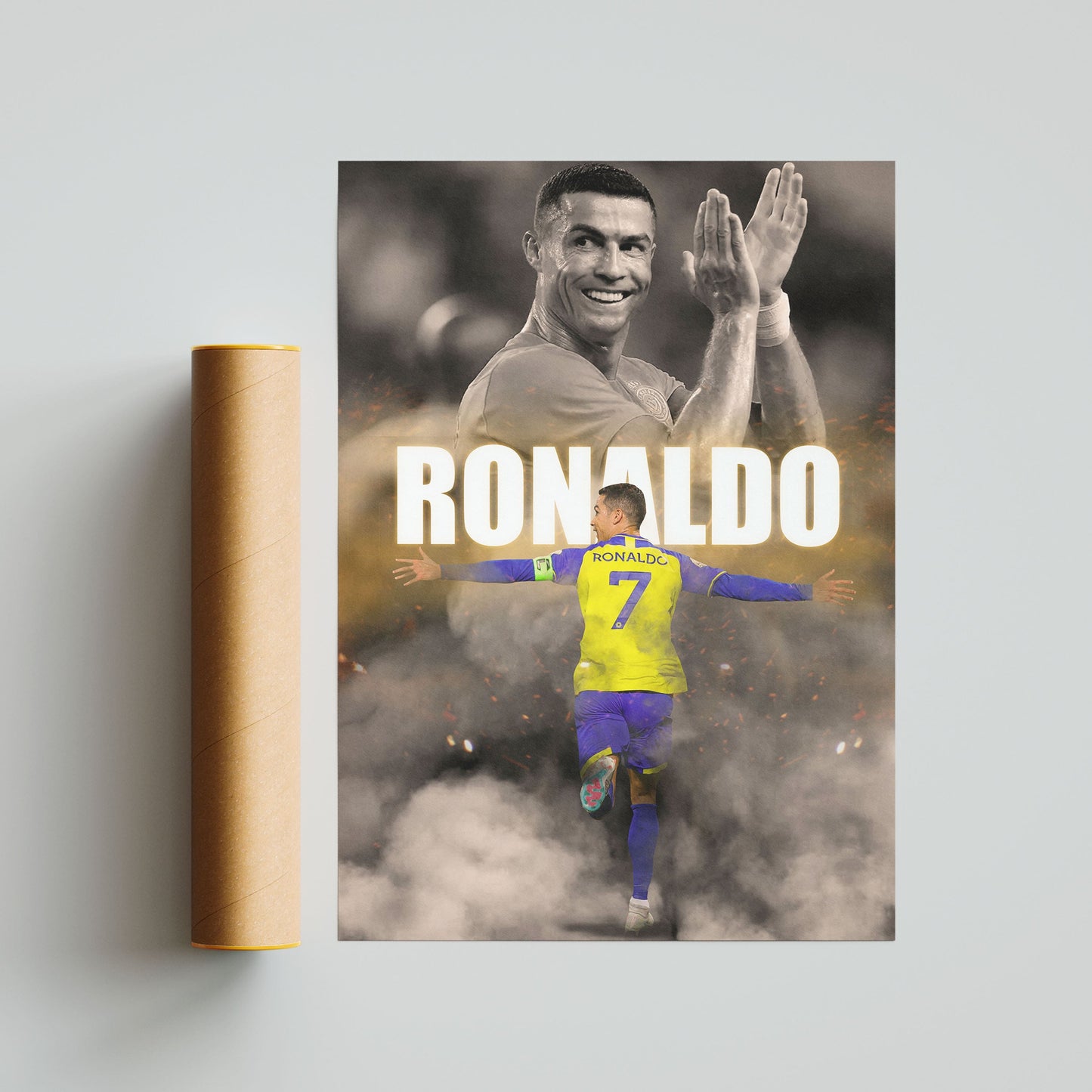 Cristiano Ronaldo Al-Nassr FC Football Poster - FootballCorner