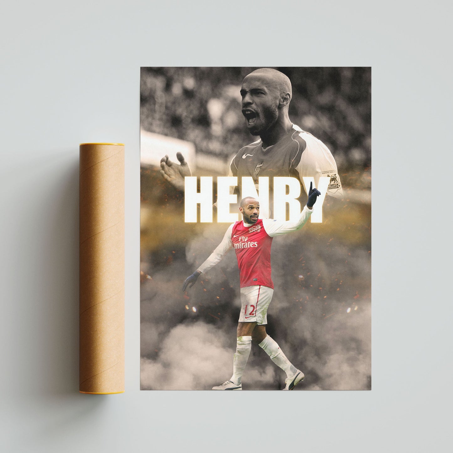 Thierry Henry Football Poster - FootballCorner