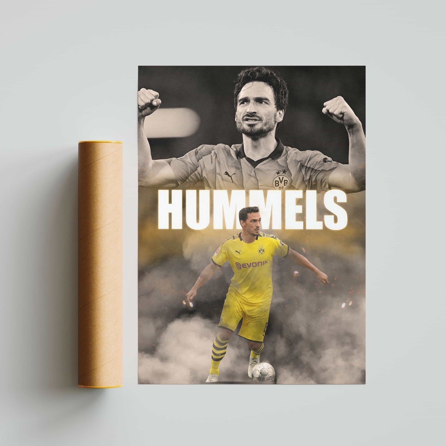 Mats Hummels Borussia Dortmund Poster - FootballCorner