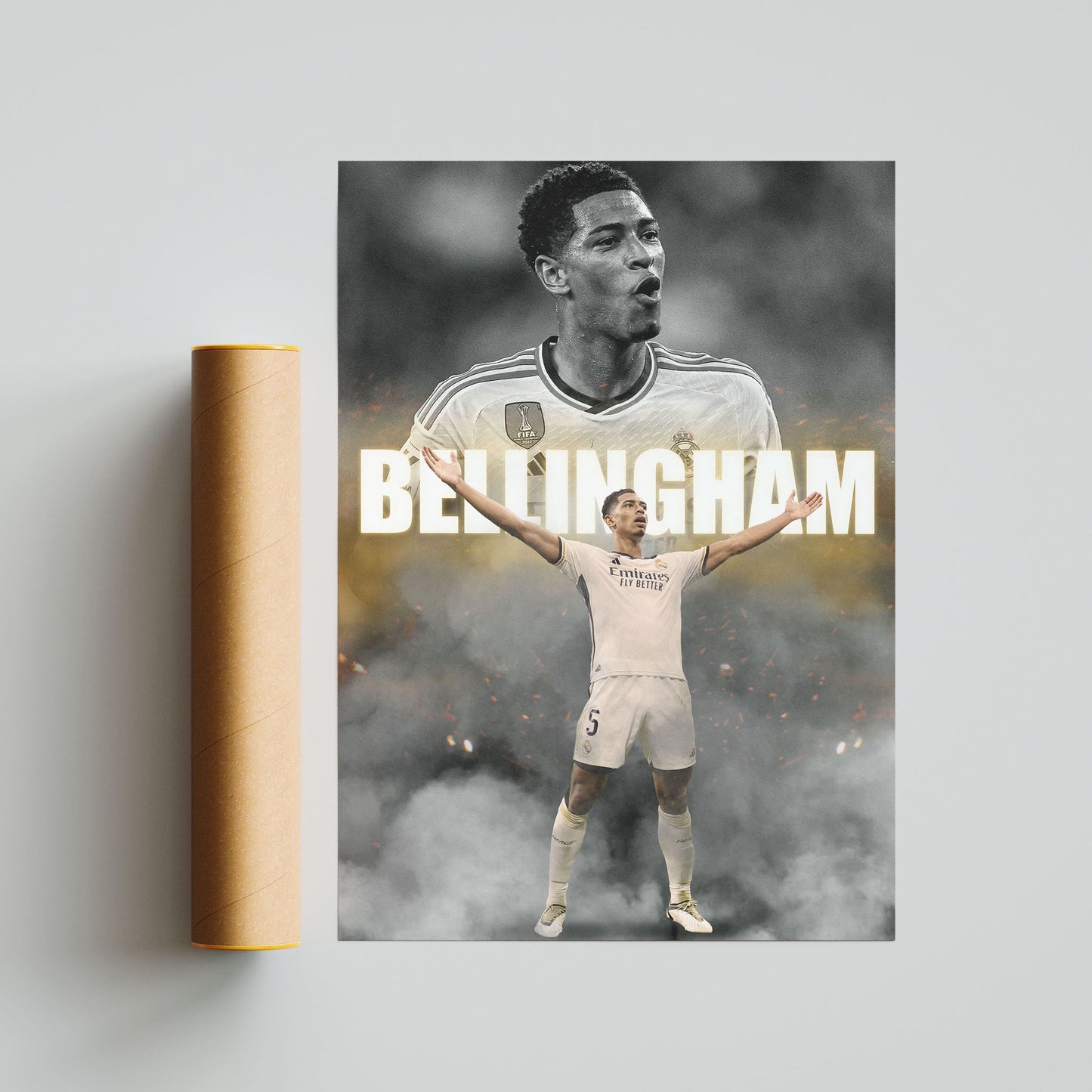 Jude Bellingham Real Madrid Football Poster - FootballCorner