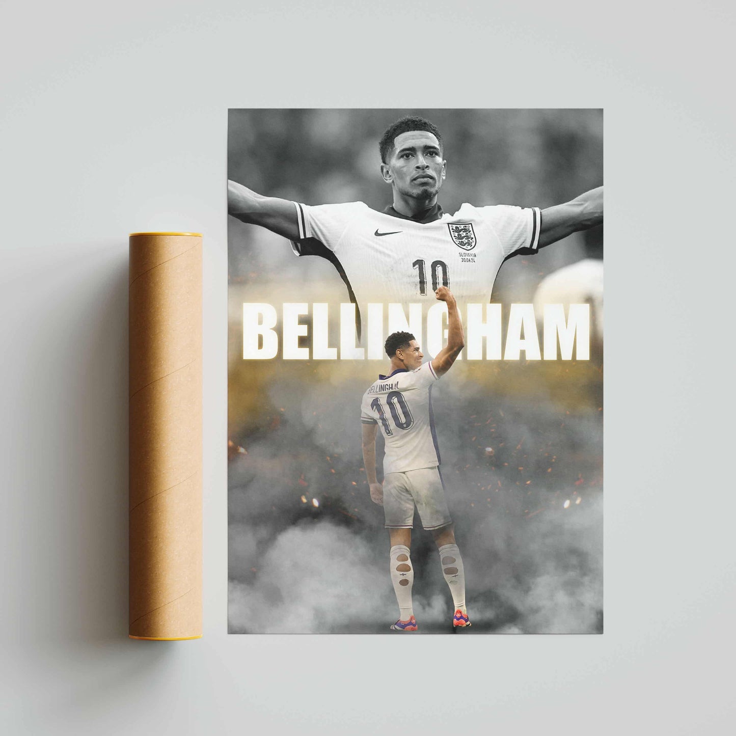 Jude Bellingham England Football Poster - FootballCorner