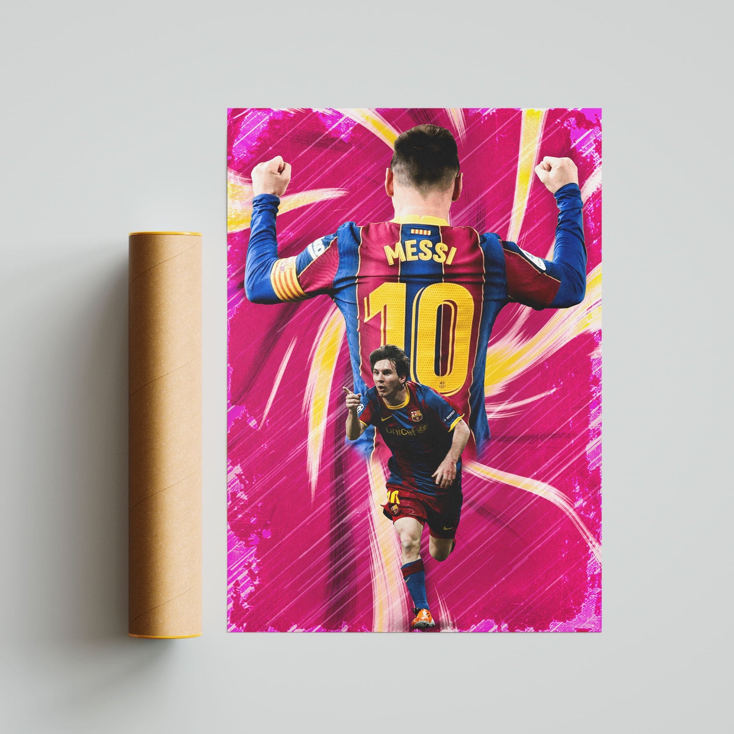 Lionel Messi FC Barcelona Legend Football Poster - FootballCorner