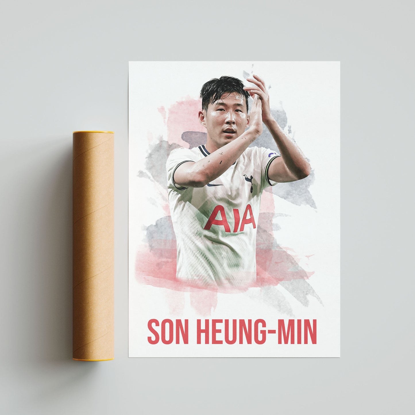 Son Heung-min Tottenham Hotspur Football Poster - FootballCorner