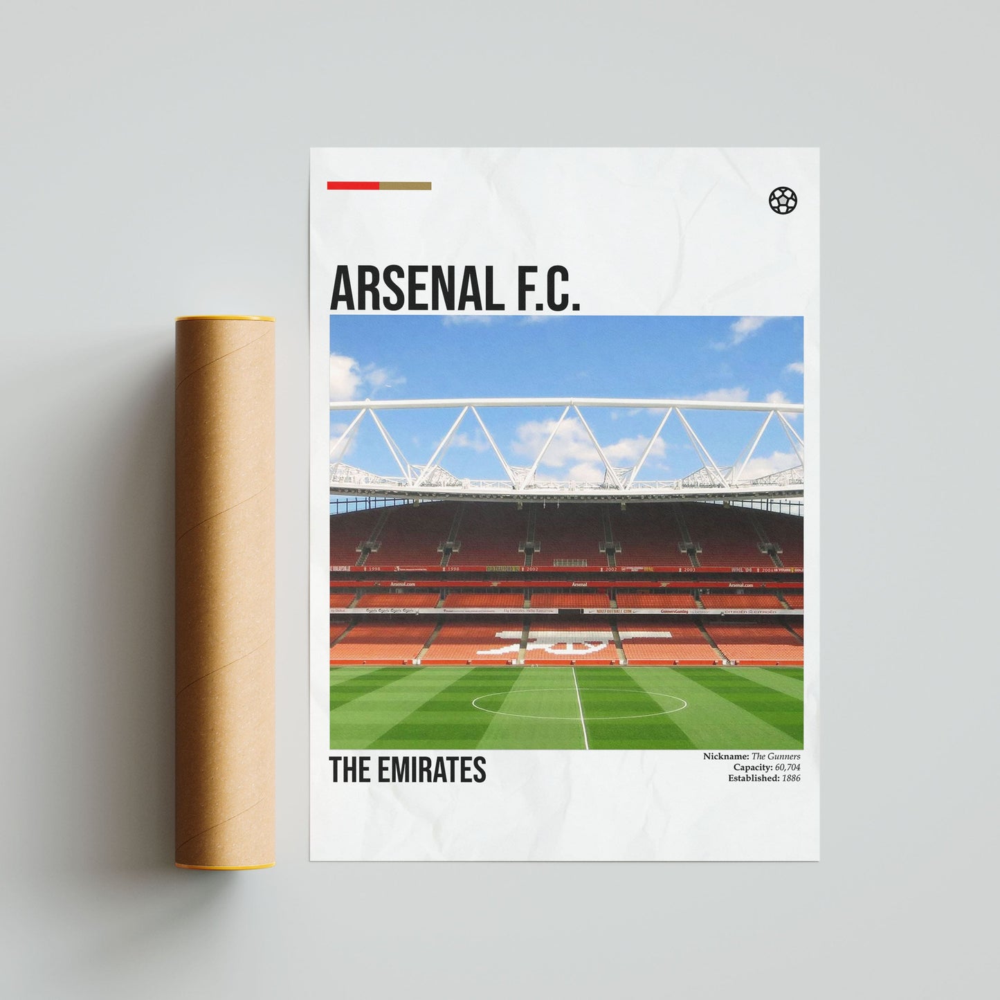 Arsenal Emirates Stadium Football Poster - FootballCorner