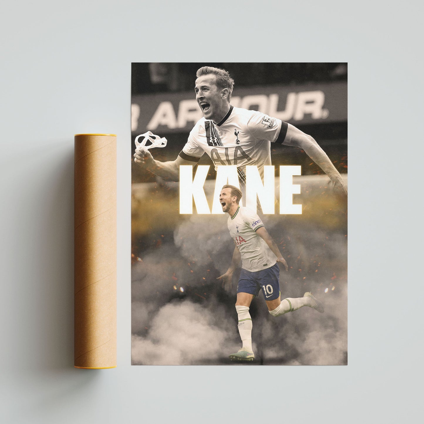 Harry Kane Tottenham Hotspur Football Poster - FootballCorner