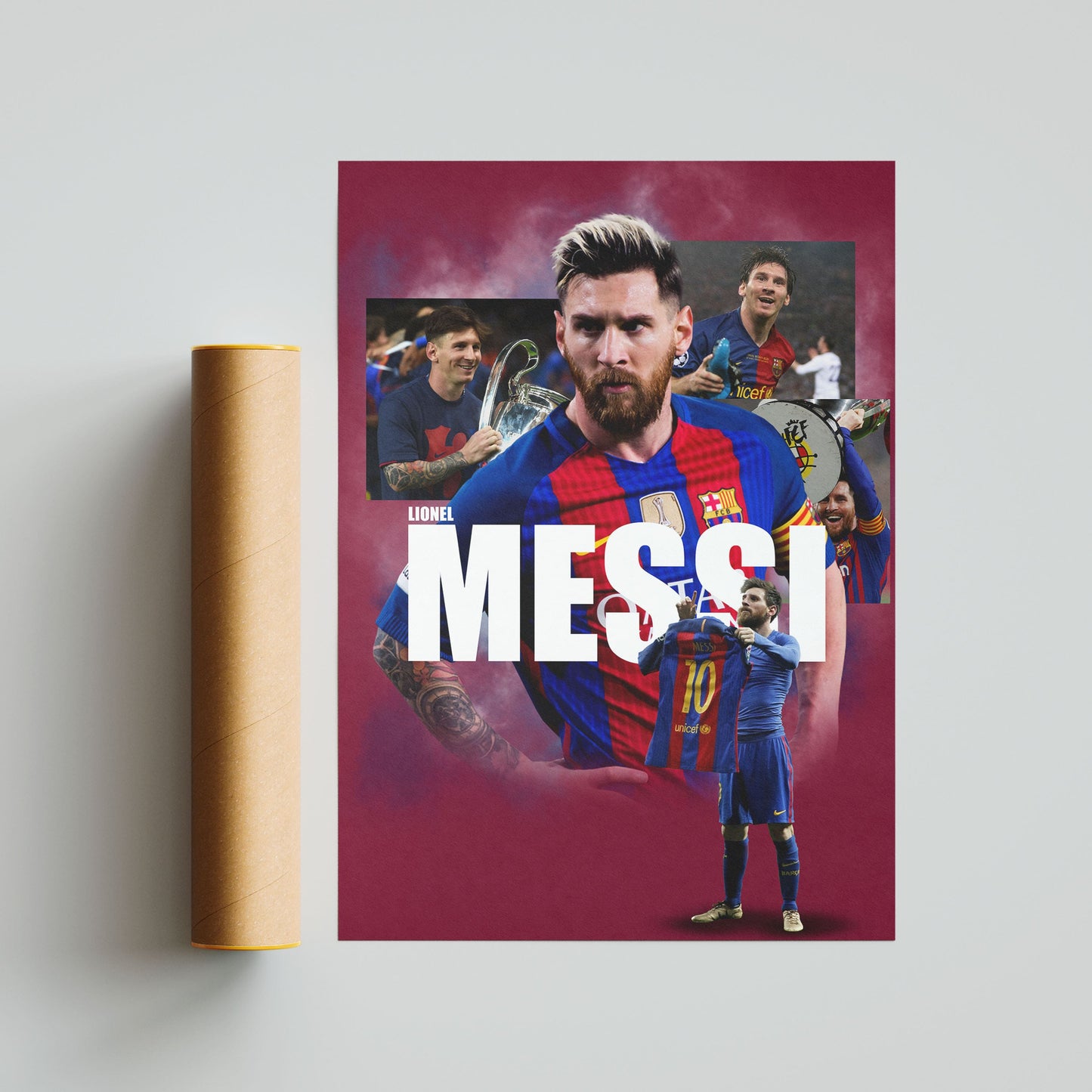 Lionel Messi Barcelona Poster - FootballCorner