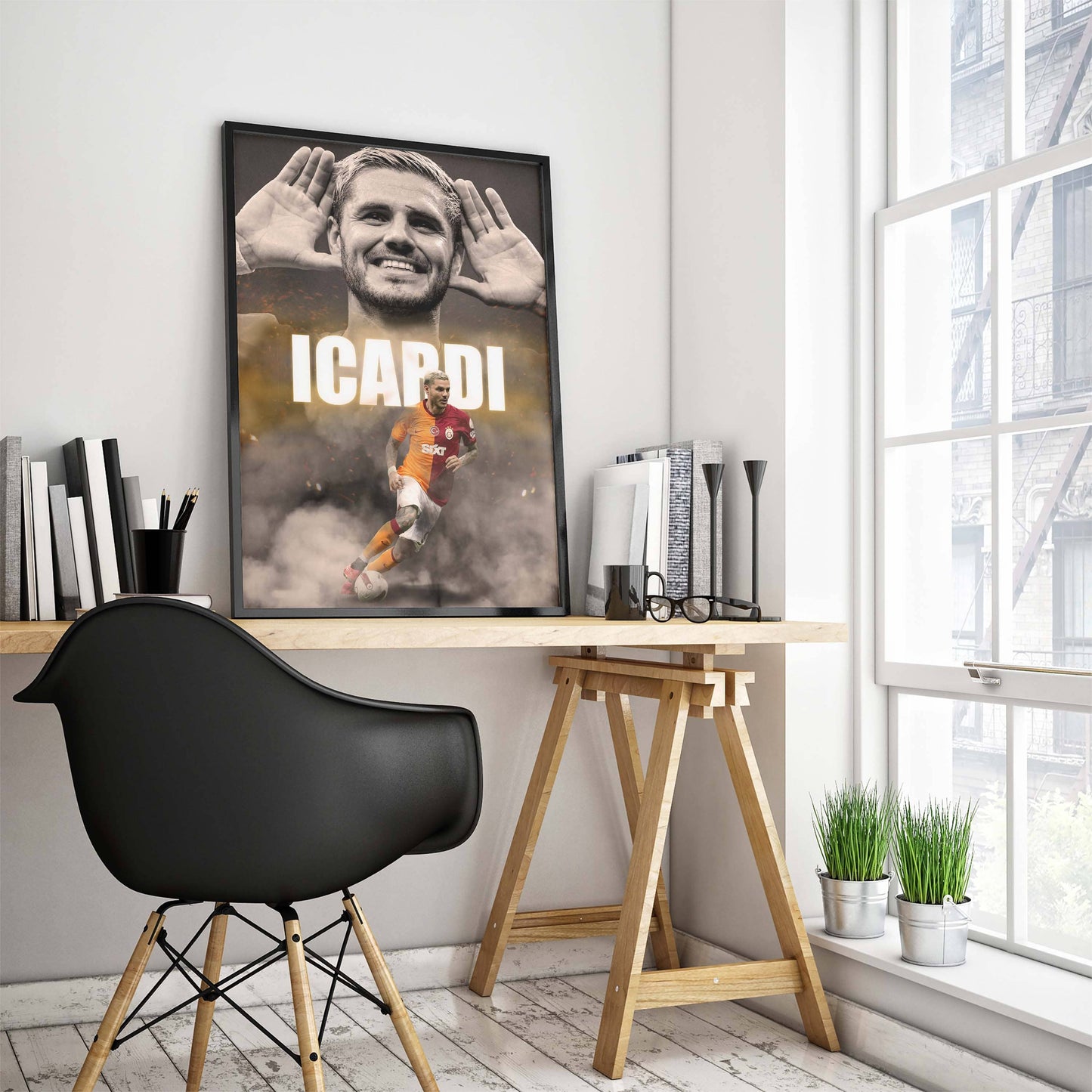 Mauro Icardi Galatasaray S.K. Football Poster - FootballCorner