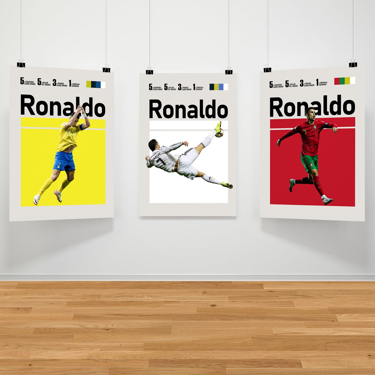 Cristiano Ronaldo Poster Bundle - FootballCorner