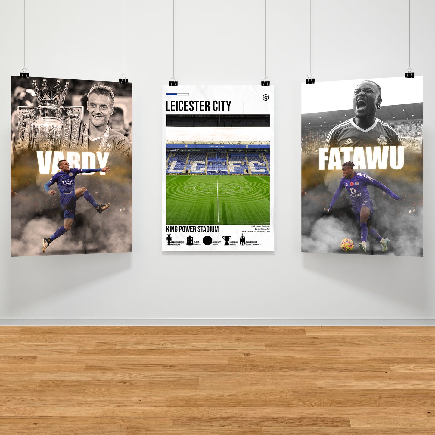 Leicester City Football Poster Bundle