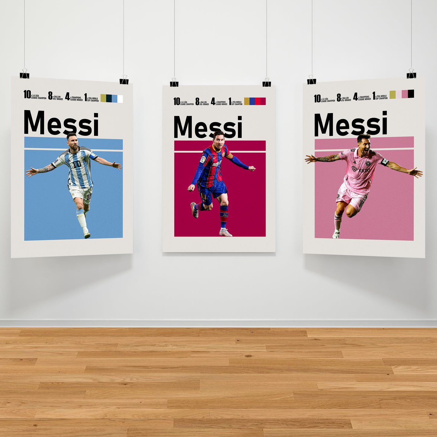 Lionel Messi Poster Bundle - FootballCorner