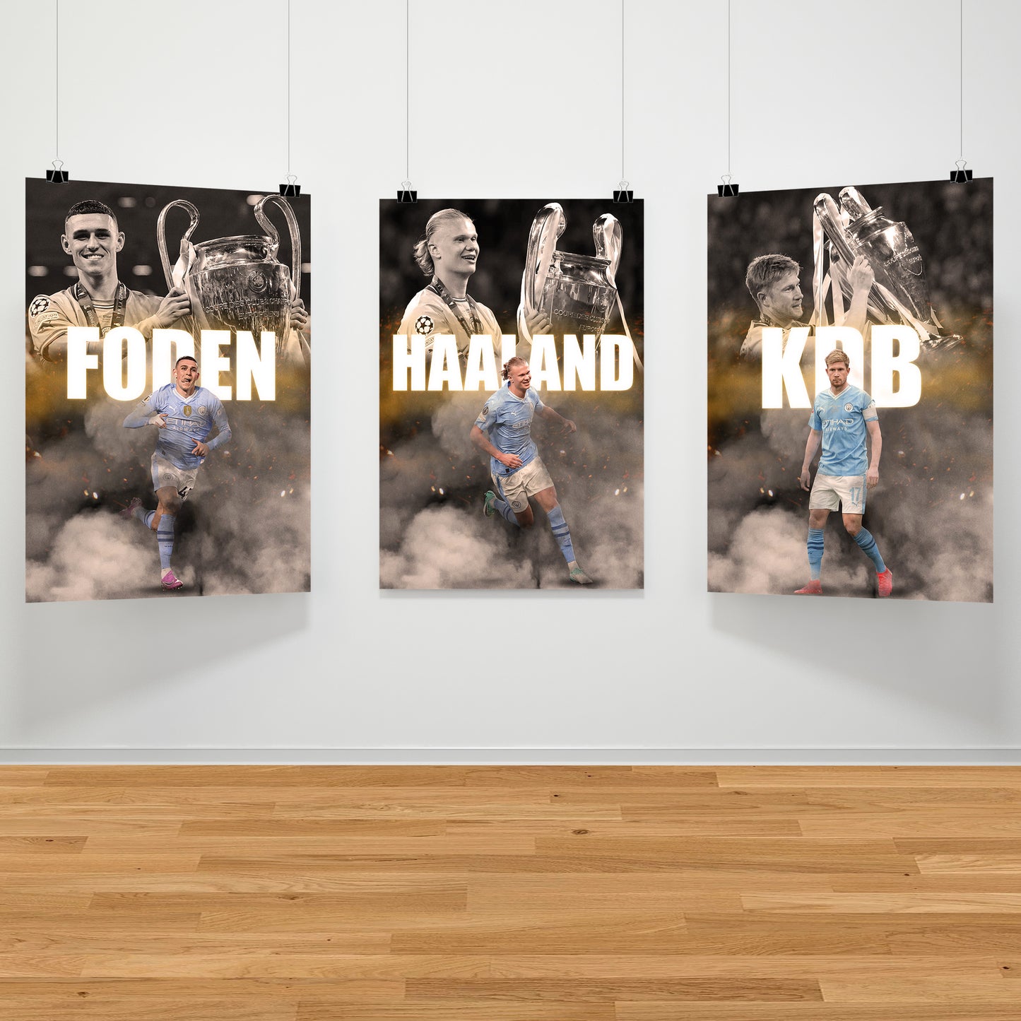 Manchester City Football Poster Bundle - FootballCorner