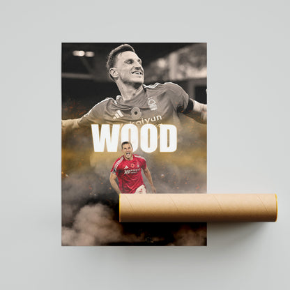 Chris Wood Nottingham Forest Poster