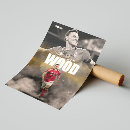 Chris Wood Nottingham Forest Poster