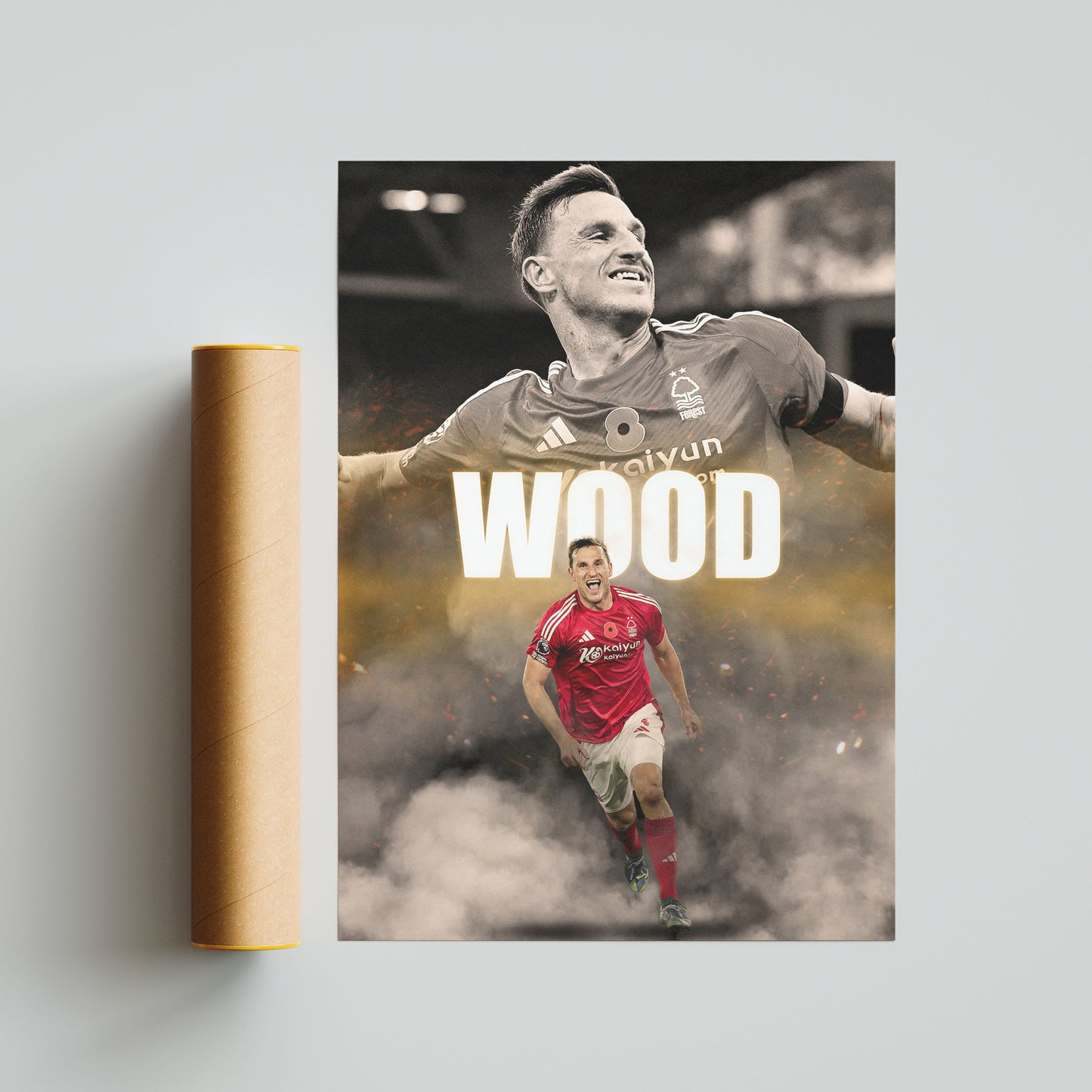 Chris Wood Nottingham Forest Poster
