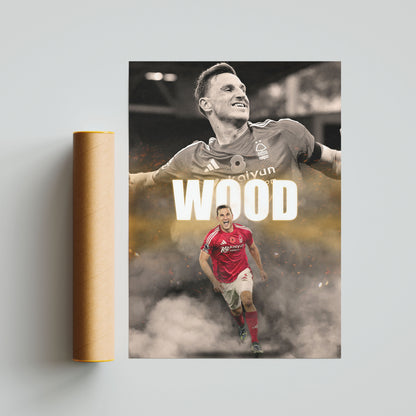 Chris Wood Nottingham Forest Poster