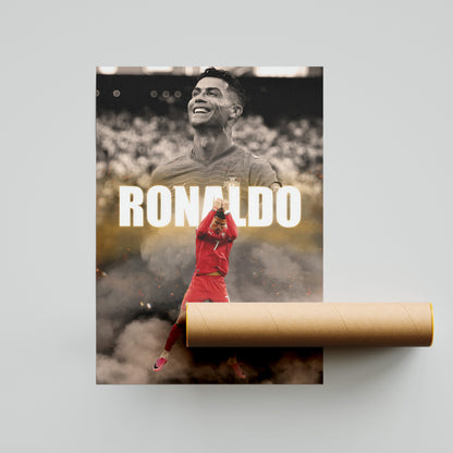 Cristiano Ronaldo Portugal Football Poster