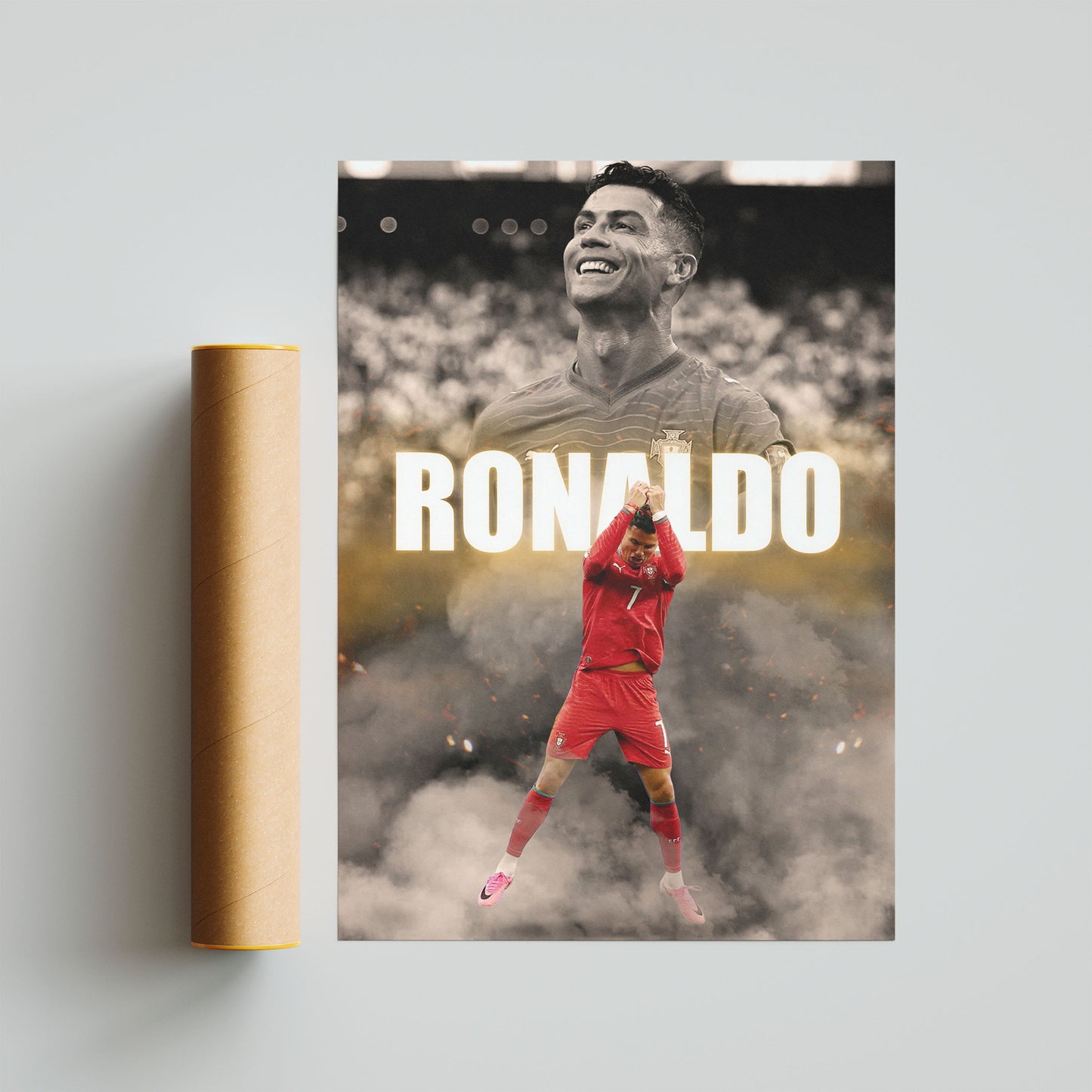 Cristiano Ronaldo Portugal Football Poster