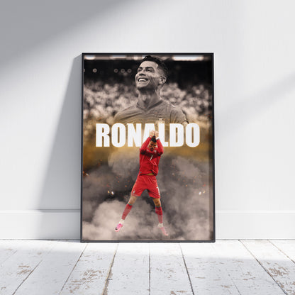Cristiano Ronaldo Portugal Football Poster