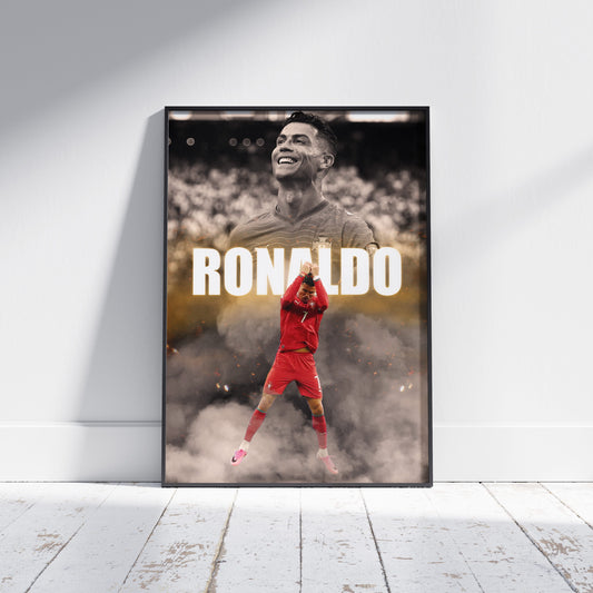Cristiano Ronaldo Portugal Football Poster