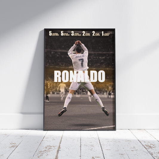 Cristiano Ronaldo Real Madrid Poster