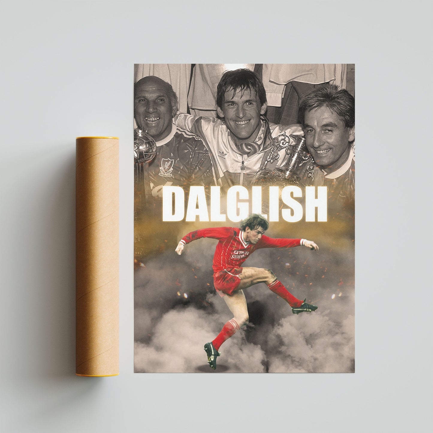 Kenny Dalglish Liverpool Football Poster