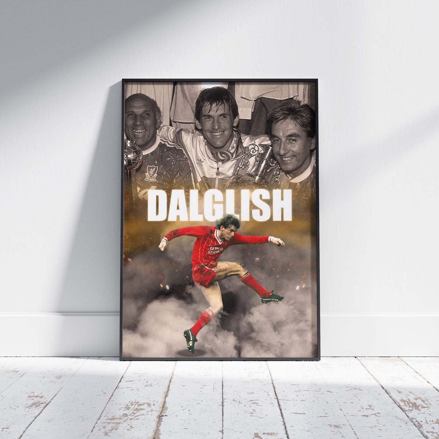Kenny Dalglish Liverpool Football Poster