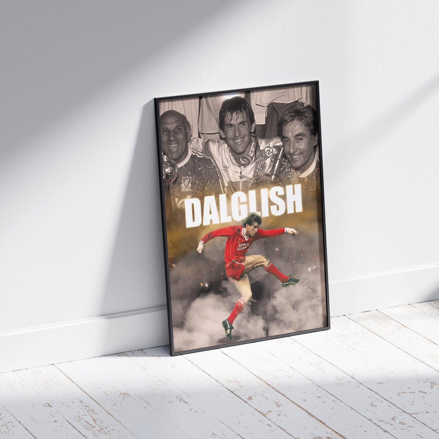 Kenny Dalglish Liverpool Football Poster