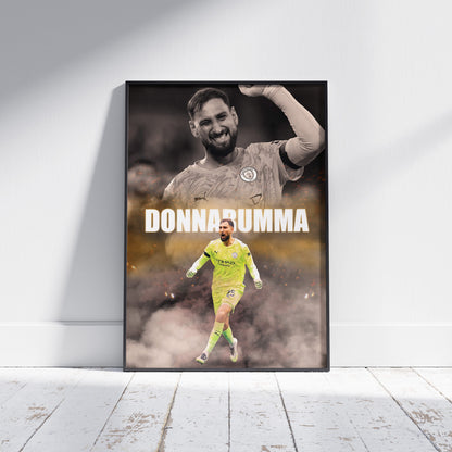 Gianluigi Donnarumma Man City Football Poster