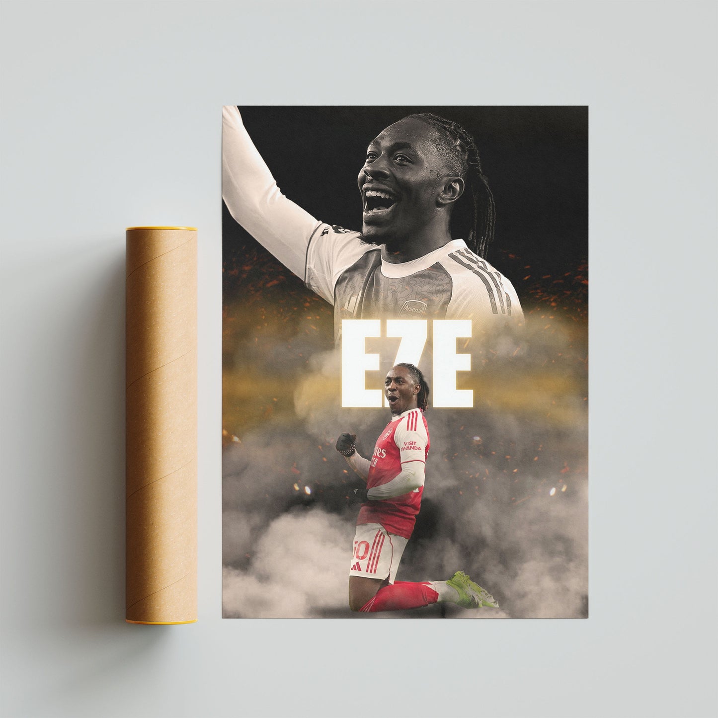Eberechi Eze Arsenal Football Poster